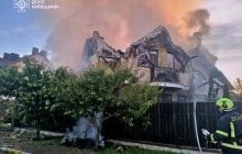 В Киевской области после атаки РФ масштабные пожары и разрушения, есть раненые (фото)