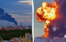 БПЛА атаковали нефтетерминал в Питере прямо перед открытием экономического форума
