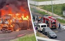 Под Москвой взорвали автомобиль: погибшим мог быть российский генерал-лейтенант