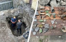 В Луцке археологи раскопали фундамент башни, засыпанной около 300 лет назад (фото)