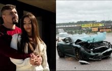 Відомий блогер розбив елітний спорткар за $350 тисяч у ДТП під Києвом: усі подробиці (відео)