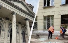 РФ втретє за час війни пошкодила Будинок органної і камерної музики у Дніпрі (фото, відео)