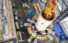Может прокладывать километровые шахты: в Китае создали 500-тонную буровую установку
