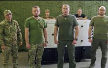 "Украинская команда" передала сверхмощный генератор 5-й отдельной штурмовой Киевской бригаде