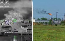 Українські дрони критично пошкодили єдине газосховище окупантів у Криму