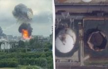 Резервуар без крышки: показали спутниковые снимки Московского НПЗ после атаки дронов