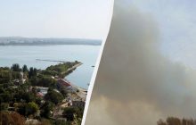 У Керчі після атаки дронів спалахнула масштабна пожежа: її видно навіть з космосу