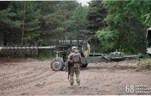 У ЗСУ придумали нову систему захисту української гаубиці "Богдана" від дронів