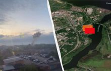 У Новомосковську вражено найбільший російський хімзавод після атаки дронів (фото, відео)