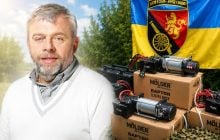 Григорій Козловський передав 45-й ОАБр антидронові рушниці для боротьби з FPV-дронами