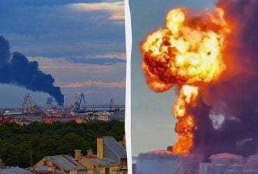 БПЛА атакували нафтотермінал у Пітері прямо перед відкриттям економічного форуму