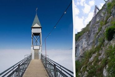 Найвищий зовнішній ліфт Європи піднімається на висоту 153 метри менш ніж за хвилину
