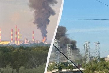 Росію атакували дрони та ракети: прилетіло по НПЗ та військовому заводу (відео)
