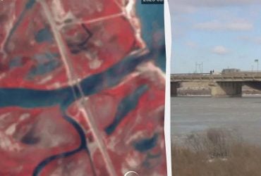 Росіяни розкинули нову понтонну переправу біля Генічеська