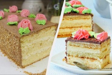 Легендарный торт "Сказка" с масляным кремом: по вкусу не хуже "Киевского"