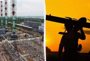 Пролунало 16 вибухів: у Криму після нічної атаки спалахнула пожежа на Сакській ТЕЦ, – монітори