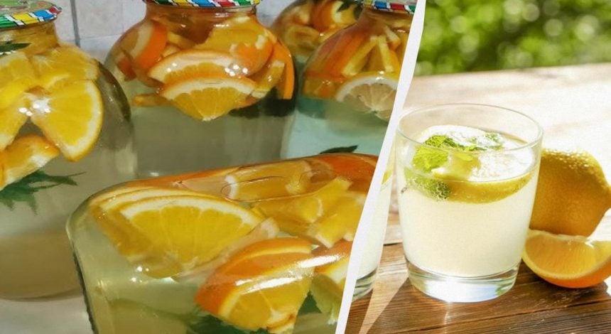 "Мохито" без варки на зиму в 3-литровых банках: проще и вкуснее компота в 100 раз