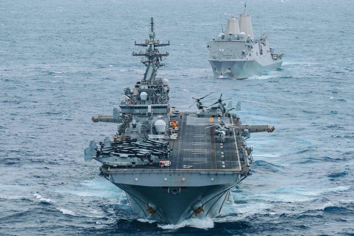 США перекинули на Близький Схід групу десантних кораблів з морпіхами США перекинули на Близький Схід групу десантних кораблів з морпіхами
