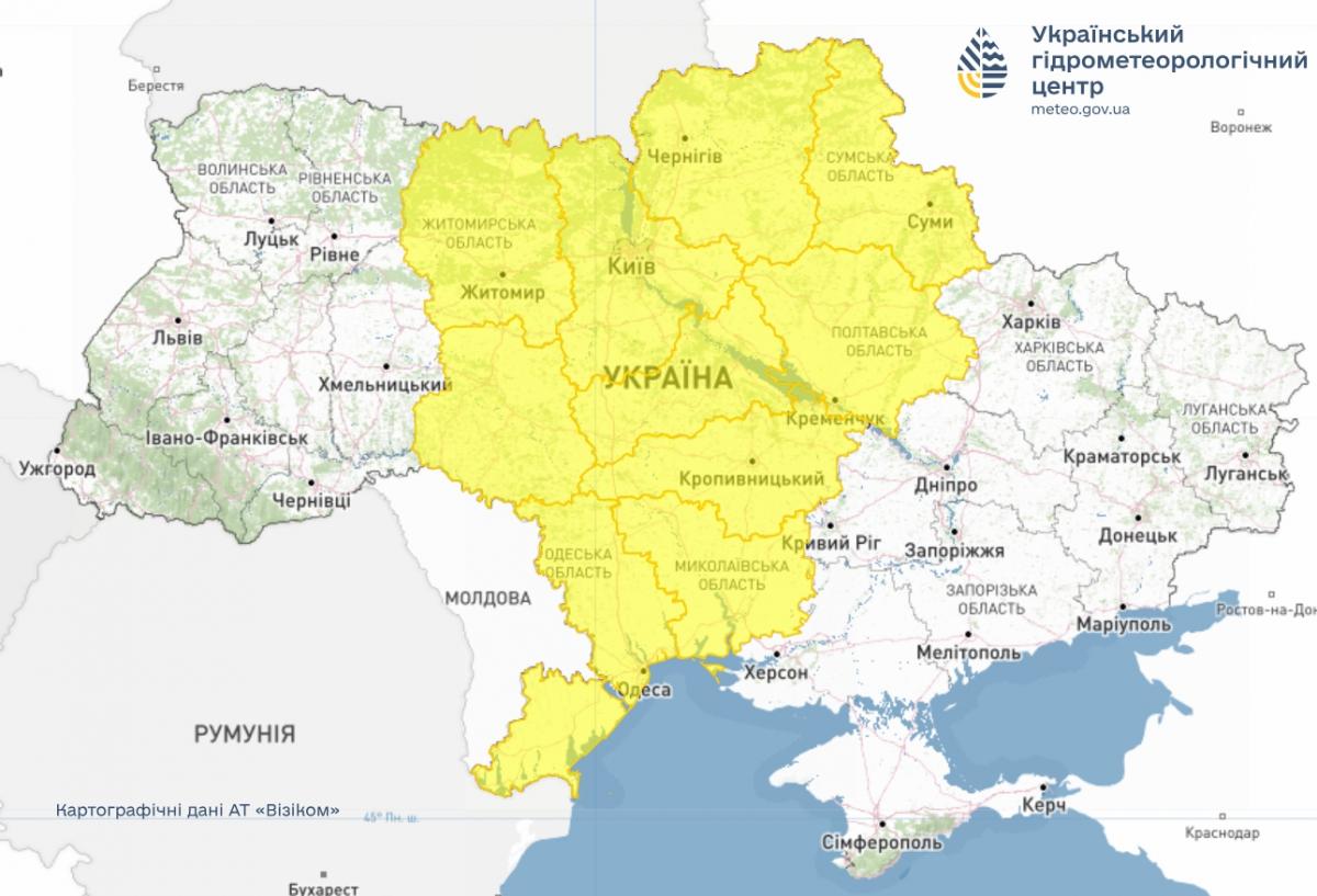 Непогода накрывает Украину: синоптики предупредили об опасности 3 июля (карта) Непогода накрывает Украину: синоптики предупредили об опасности 3 июля (карта)