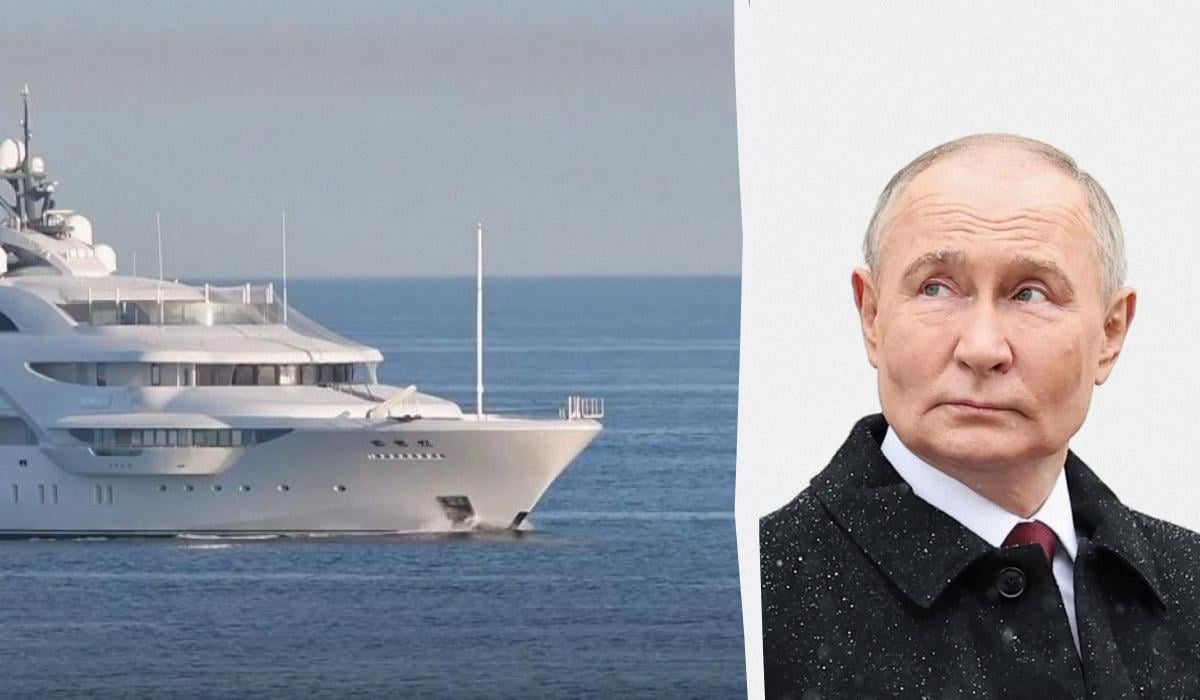 'Яхта Путіна' за понад $130 млн терміново тікає до Арктики, - The Telegraph 'Яхта Путіна' за понад $130 млн терміново тікає до Арктики, - The Telegraph