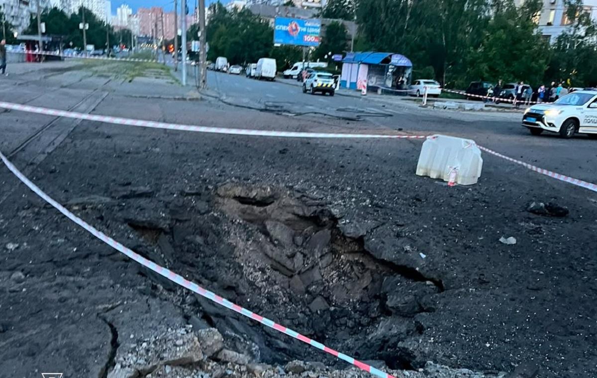 Баллистика, которой россияне ночью ударили по Киеву, была со шрапнелью Баллистика, которой россияне ночью ударили по Киеву, была со шрапнелью