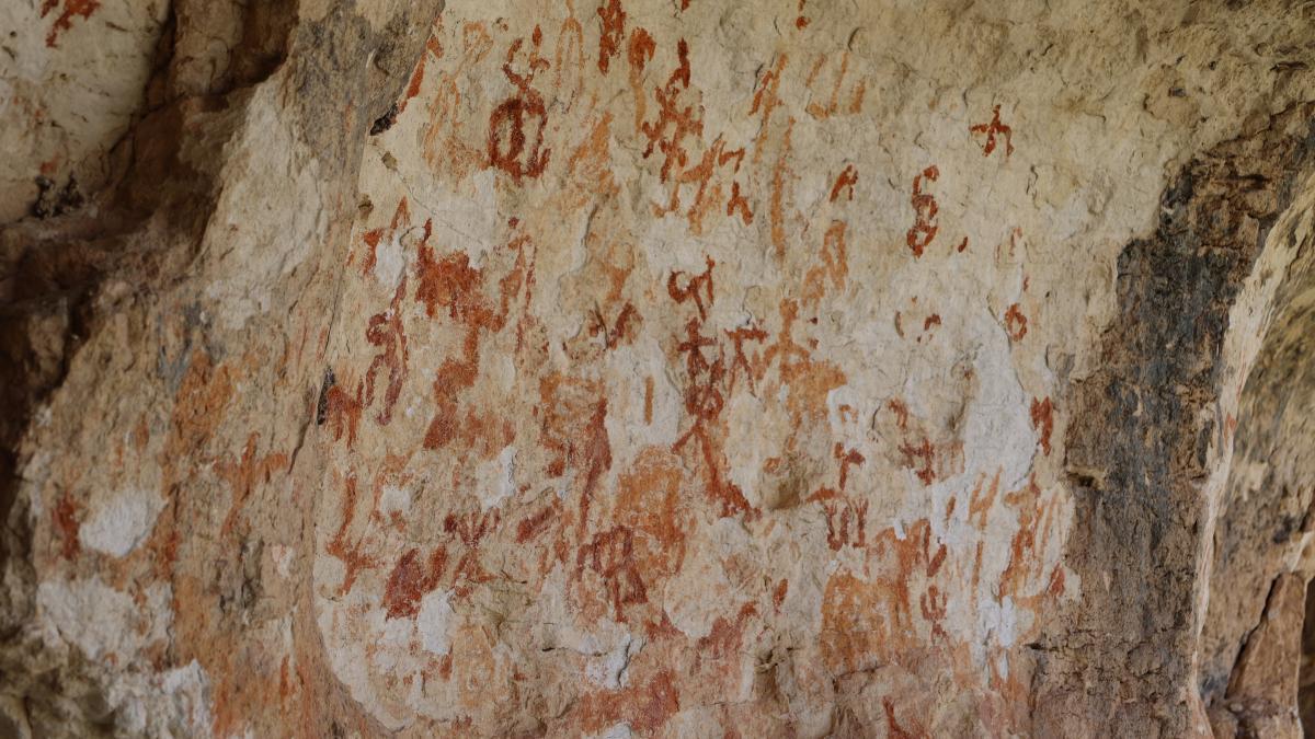 Ученые нашли доисторическую пещеру, покрытую почти сотней необычных рисунков (фото) Ученые нашли доисторическую пещеру, покрытую почти сотней необычных рисунков (фото)