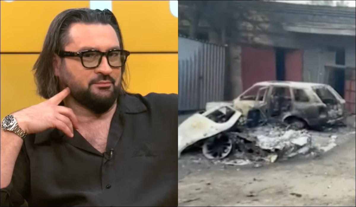 У відомого ведучого під час атаки на Вишневе дотла згорів Range Rover (фото) У відомого ведучого під час атаки на Вишневе дотла згорів Range Rover (фото)