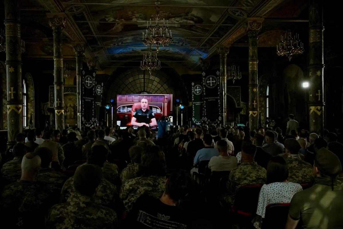 В Киево-Печерской лавре презентовали Христианский корпус – объединение боевых подразделений, основанное на христианских ценностях