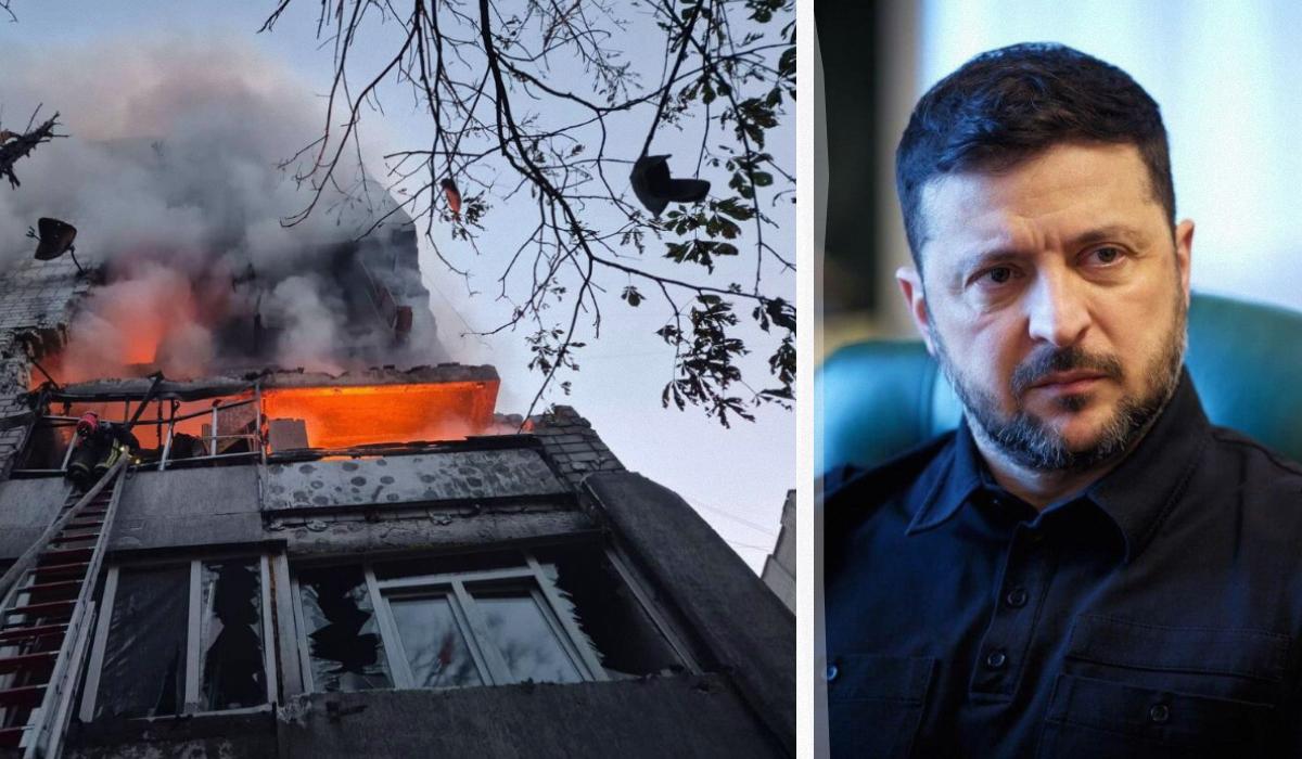 Нічна російська атака забрала життя 8 людей: Зеленський повідомив деталі Нічна російська атака забрала життя 8 людей: Зеленський повідомив деталі