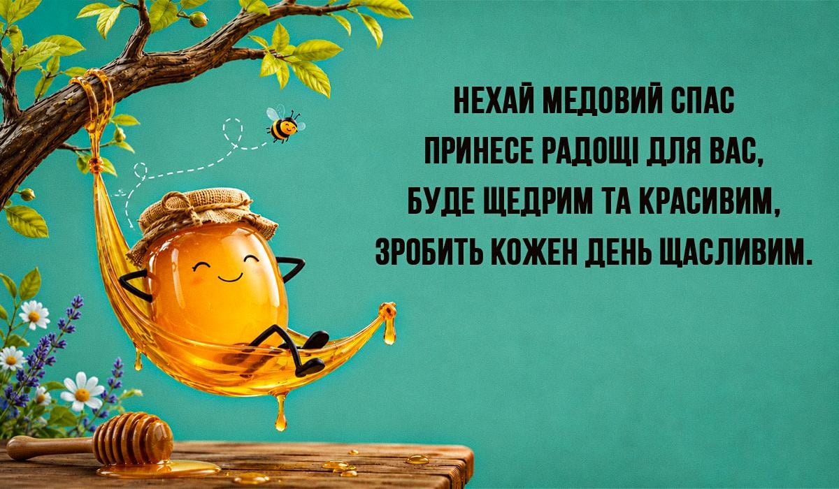 листівка з медовим Спасом листівка з медовим Спасом