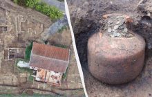 Богатый клад с монетами времен Римской империи нашли во время раскопок во Франции