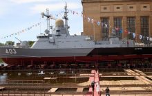 Россия спустила на воду новый ракетный корабль, способный нести "Цирконы" (фото)