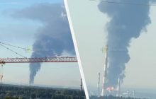 Дроны "разнесли" один из крупнейших НПЗ России (фото, видео)