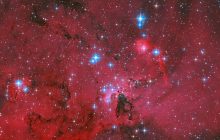 Телескоп Hubble запечатлел редкое место рождения звезд