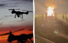 Атака на РФ: у Бєлгороді горить філія "Газпрому", на Москву летіли сотні дронів (відео)