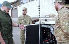 72 бригада им. Черных Запорожцев получила от "Украинской команды" большую электростанцию, - Палатный