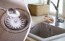 Вода медленно стекает из раковины: простой способ прочистить слив без химии