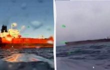 Российские бомбы против "Мамаев": дроны поразили танкеры "теневого флота" РФ (видео)