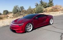 Американець створив яскравий електрокар з деталей Tesla і здивував весь Лос-Анджелес (відео)