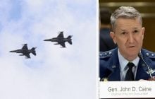 Український F-16 вперше збив російський винищувач у повітряному бою, - генерал США