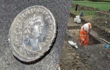 Более 1700 лет пролежала под землей: в Англии нашли редкую римскую монету