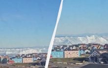 Айсберг внезапно перевернулся недалеко от города в Гренландии (видео)