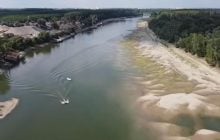 Рекордна посуха перетворює Дунай на струмок, лайнери з туристами сідають на мілини