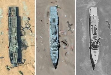Китай побудував копії американського корабля, літаків та військової бази: для чого йому це потрібно