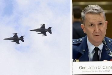 Український F-16 вперше збив російський винищувач у повітряному бою, - генерал США
