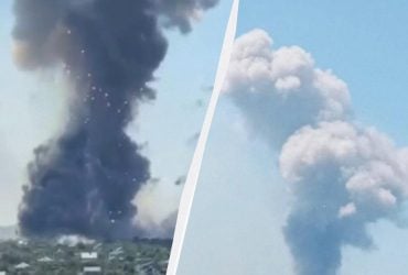 На військовому полігоні поблизу Хмельницького стався вибух з подальшою детонацією