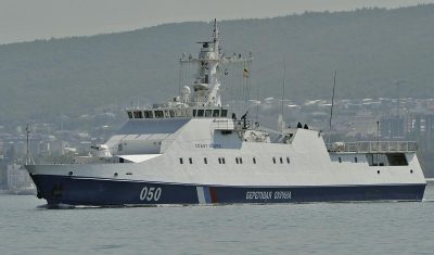 Біля Новоросійська українські моряки потопили корабель з вертолітним майданчиком ФСБ Росії