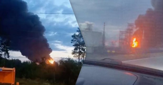 дрони атакували російські міста, сталися пожежі