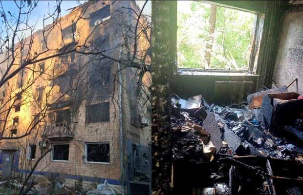 "Наш будинок у вогні": під час атаки на Київ постраждали квартири двох відомих режисерів