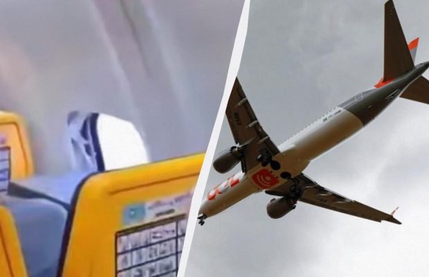 У Ryanair відреагували на жахливий інцидент з пасажиром, якого ледь не витягло через вікно